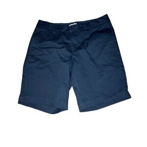 Kid's Lands' End Navy Blue Chino Shorts